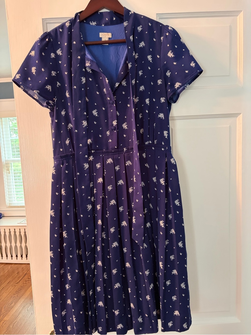 J. Crew Blue floral dress